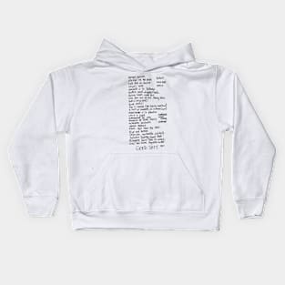 The Good Shit Menu 2 Kids Hoodie